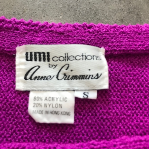 ❌SOLD❌Vintage 80's Pop Art Floral Sweater - Picture 5 of 6